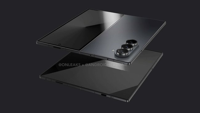 Samsungs Galaxy Z Fold 7 als Renderbild. Samsungs Galaxy Z Fold 7 als Renderbild.