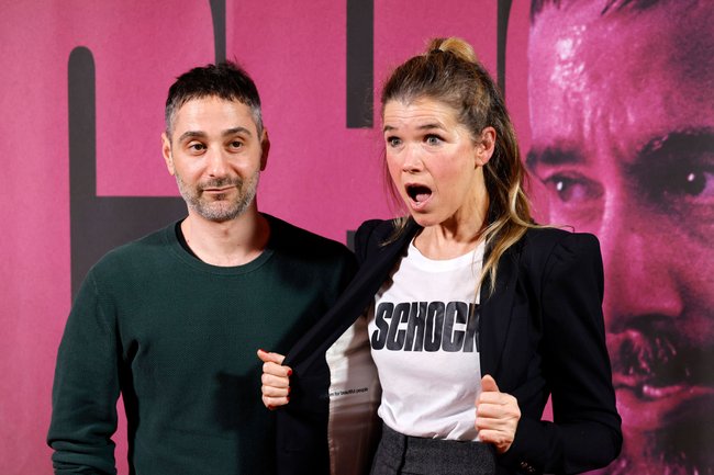 Schauspieler Denis Moschitto und Schauspielerin Anke Engelke bei der Premiere des Films SCHOCK im Filmpalast Kino. Schauspieler Denis Moschitto und Schauspielerin Anke Engelke bei der Premiere des Films SCHOCK im Filmpalast Kino.