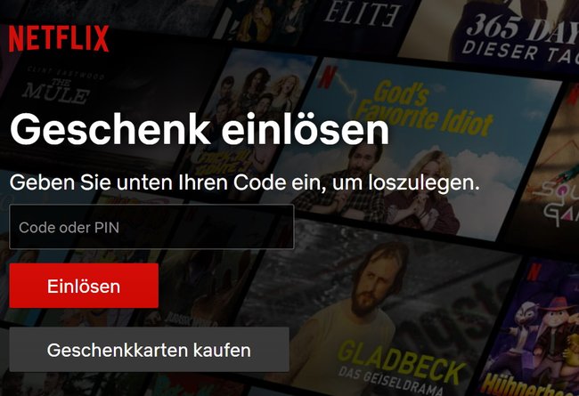 Netflix Gutschein Netflix Gutschein