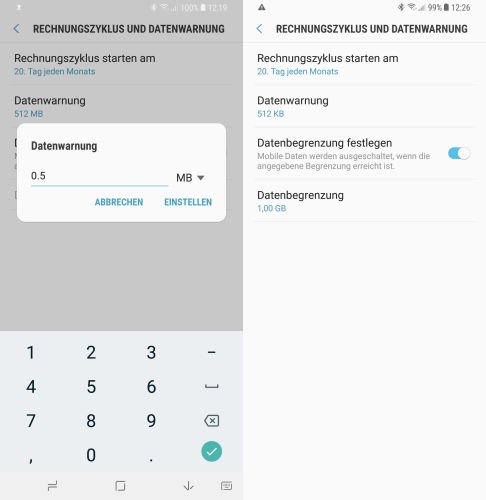 datenverbrauch warnung datenverbrauch warnung
