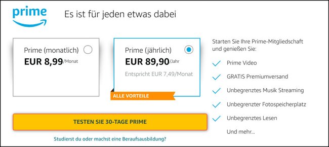 Das waren die Kosten für Amazon-Prime bis zum 04.02.2024. (Bildquelle: GIGA) Das waren die Kosten für Amazon-Prime bis zum 04.02.2024. (Bildquelle: GIGA)