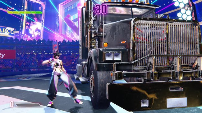 Trucks dürfen im Arcade-Modus natürlich auch wieder zu Klump gehauen werden (Quelle: Screenshot GIGA). Trucks dürfen im Arcade-Modus natürlich auch wieder zu Klump gehauen werden (Quelle: Screenshot GIGA).