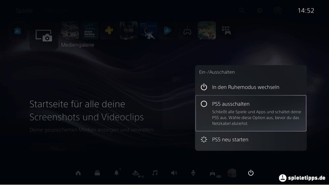 Hier seht ihr die Leiste unten am Bildschirmrand und auch die Optionen, die euch zur Verfügung stehen. Hier seht ihr die Leiste unten am Bildschirmrand und auch die Optionen, die euch zur Verfügung stehen.