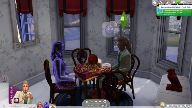 Wenn ihr eurem Partner plötzlich als Geist gegenüber sitzt, wird er für lange Zeit verängstigt sein. Wenn ihr eurem Partner plötzlich als Geist gegenüber sitzt, wird er für lange Zeit verängstigt sein.