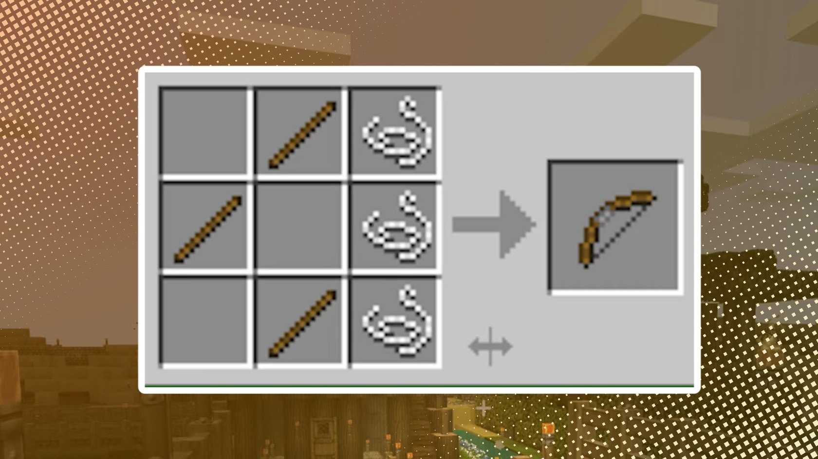 Das Bild zeigt ein Menü aus Minecraft.