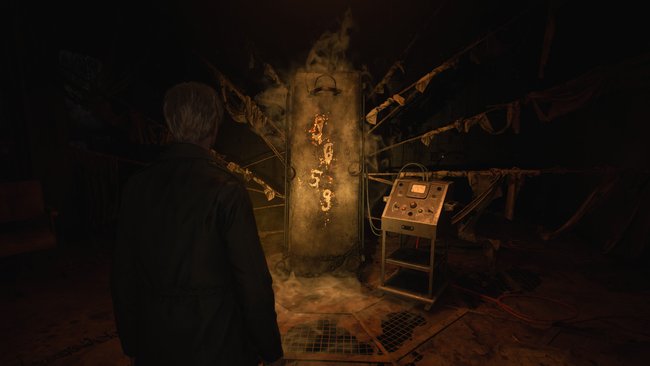 SILENT HILL 2 Remake Code für Tastenfeld der Kettenbox