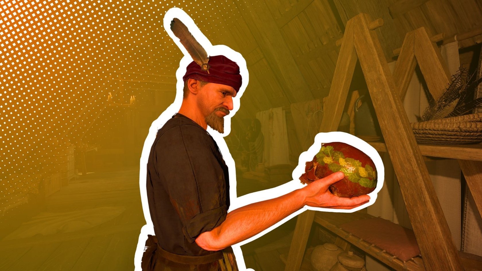 In "Tanz mit dem Tod" absolviert ihr Quests für den merkwürdigen Maler Voyta.