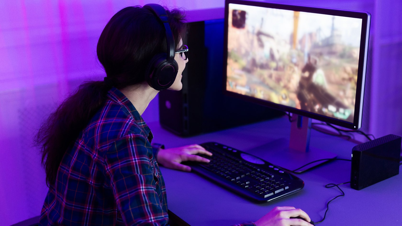 Spieler am PC